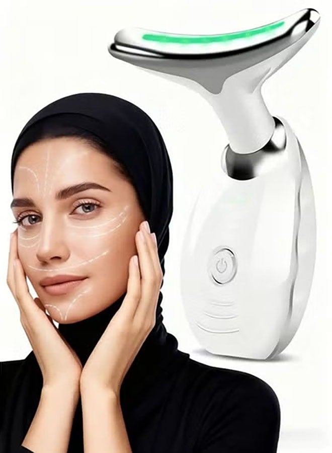 NoorTech Firming Wrinkle Removal Device Neck Face Lifting Tighten Massager LED Photon Therapy Anti Wrinkle Double Chin Remover - Image 1